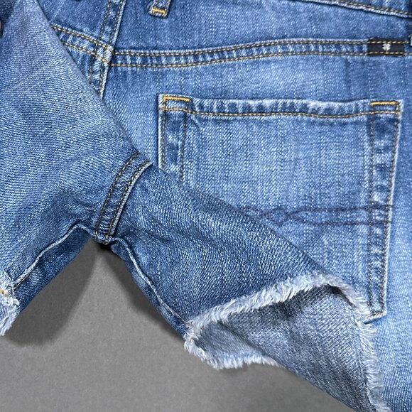 Lucky‎ Brand Malibu Short Distressed Cut Offs Shorts Frayed Hem Size 2/26 - Picture 7 of 11